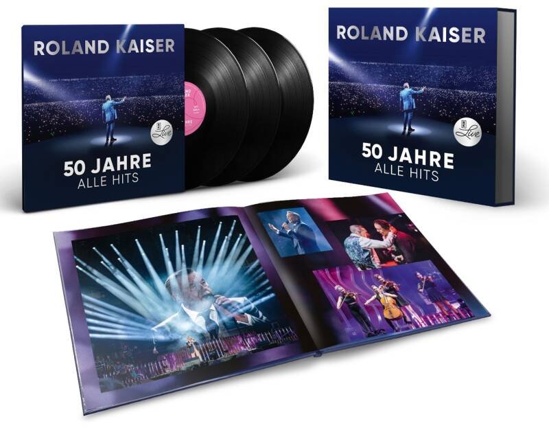 Roland Kaiser - Roland Kaiser - 50 Jahre. Alle Hits.Live (Limited Edition) — Lieferbar ab 12.12.25
