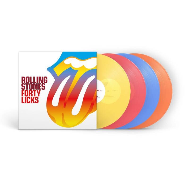 The Rolling Stones - Forty Licks (180g) (Limited Edition) (Colored Vinyl) — Lieferbar ab 24.08.2026