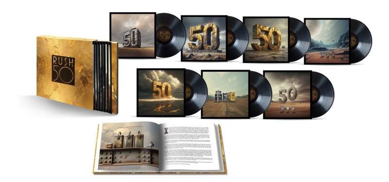 Rush - Rush 50 (Deluxe Carrier 7LP Box) (Limited Edition) — Lieferbar nach Erscheinen