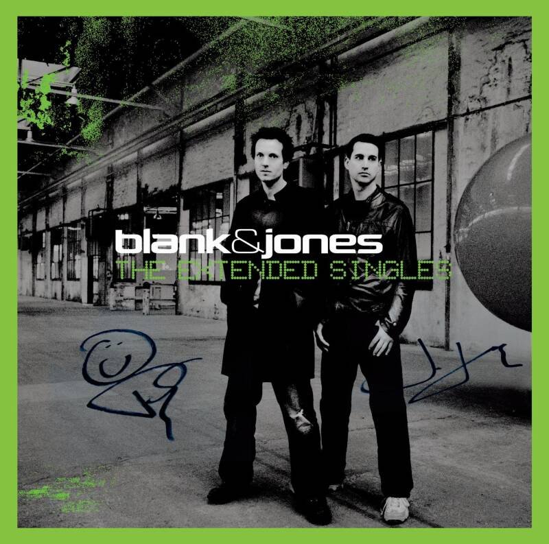 Blank & Jones - The Extended Singles (remastered) (Limited Edition) (Neon Green Opaque Vinyl) (handsigniert) 4 LPs — Lieferbar ab 16.01.26