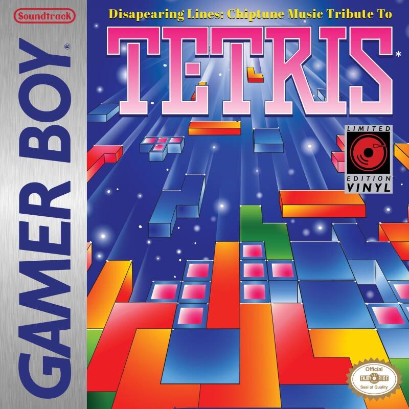 Gamer Boy: Disappearing Lines - Chiptune Music Tribute To Tetris (Limited Edition) (Grey with Maroon Splatter) — Lieferbar ab 06.10.25