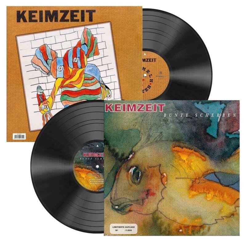Keimzeit - Bunte Scherben + Primeln und Elefanten LP Vinyl — Artikel auf Lager