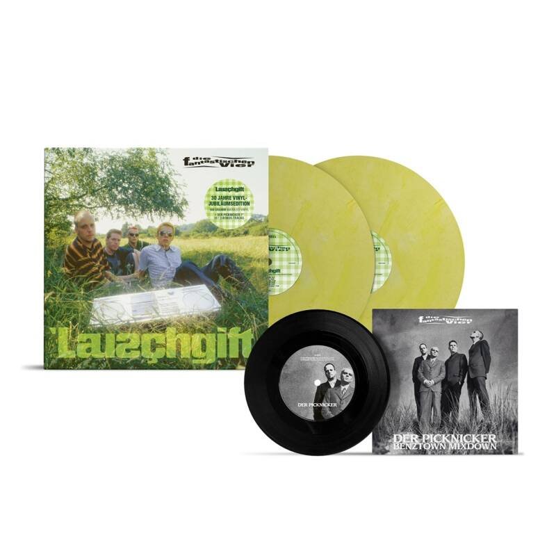 Die Fantastischen Vier: Lauschgift (30 Jahre Jubiläumsedition) (Marble Vinyl) (mit Bonus 7") — Artikel auf Lager