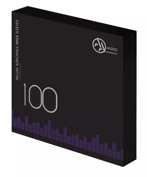 100 X 12" DELUXE AUDIOPHILE INNER SLEEVES BLACK - AUDIO ANATOMY — Ware in 2 bis 3 Wochen lieferbar