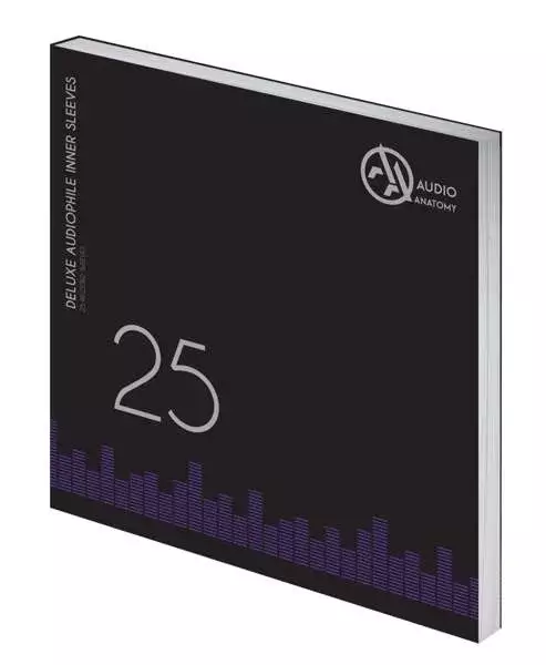 25 X 12INCH DELUXE AUDIOPHILE ANTISTATIC INNER SLEEVES WHITE - AUDIO ANATOMY — Ware in 2 bis 3 Wochen lieferbar