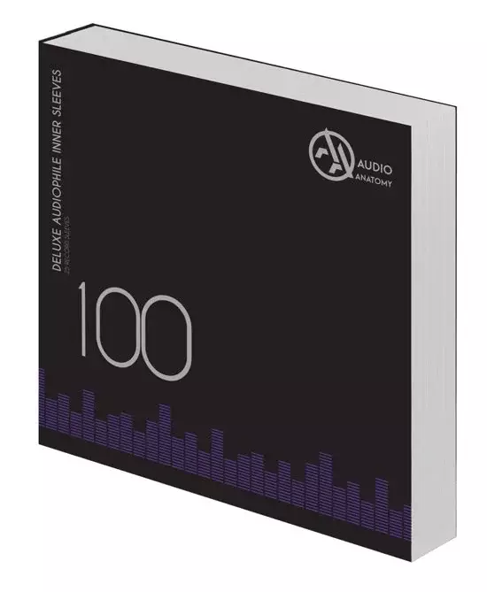 100 X 12" DELUXE AUDIOPHILE INNER SLEEVES WHITE - AUDIO ANATOMY — Ware in 2 bis 3 Wochen lieferbar