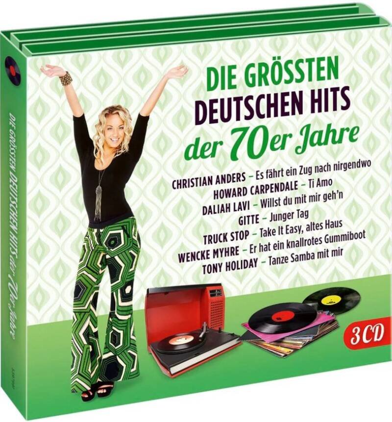 Die größten deutschen Hits der 70er Jahre (3CD) 70s — Bestellware - Lieferzeit ca. 1 - 2 Wochen