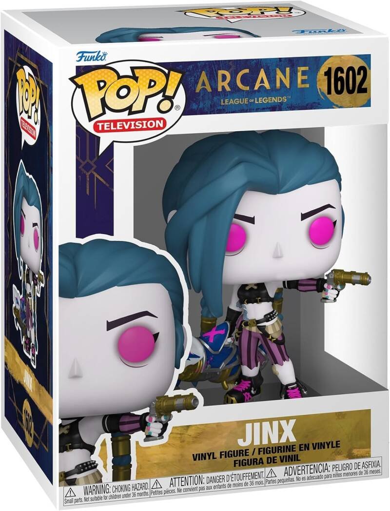 Funko POP! Animation: Arcane: League of Legends - Jinx - Vinyl-Sammelfigur — Arikel auf Lager