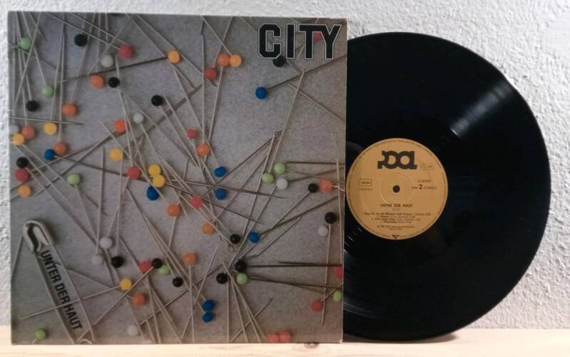 City - Unter der Haut LP Vinyl Rock (1983) — Ware auf Lager
