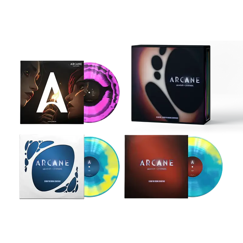 Arcane Season 1 & 2 (Official Soundtrack) Bundle - League Legends - Vinyl Limited — Artikel auf Lager