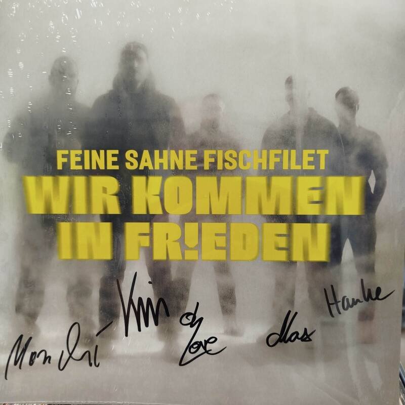Feine Sahne Fischfilet - Wir kommen in Frieden (limitierte, nummerierte & handsignierte Edition) — Artikel auf Lager