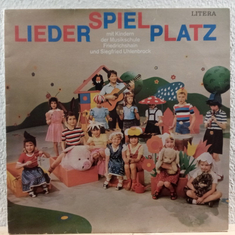 Siegfried Uhlenbrock Mit Kindern Der Musikschule Friedrichshain – Liederspielplatz LP Vinyl Litera 8 65 362