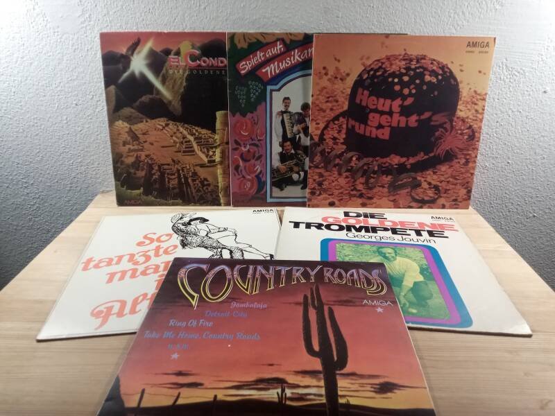 40 LP Sammlung Amiga Querbeet Vinyl DDR Konvolut