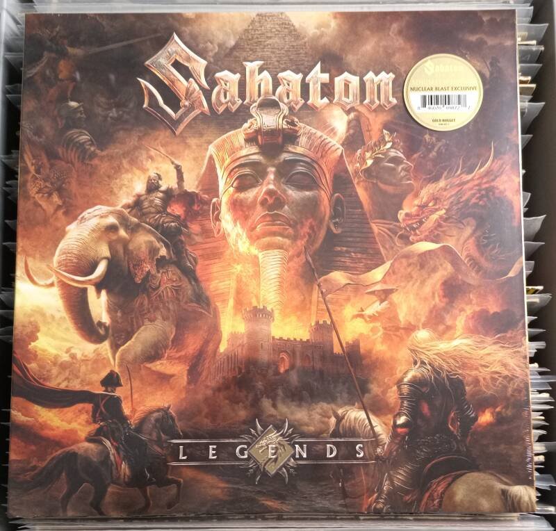 Sabaton - Legends (Senusret III Edition) Ltd. Gold - Colored Vinyl — Artikel auf Lager