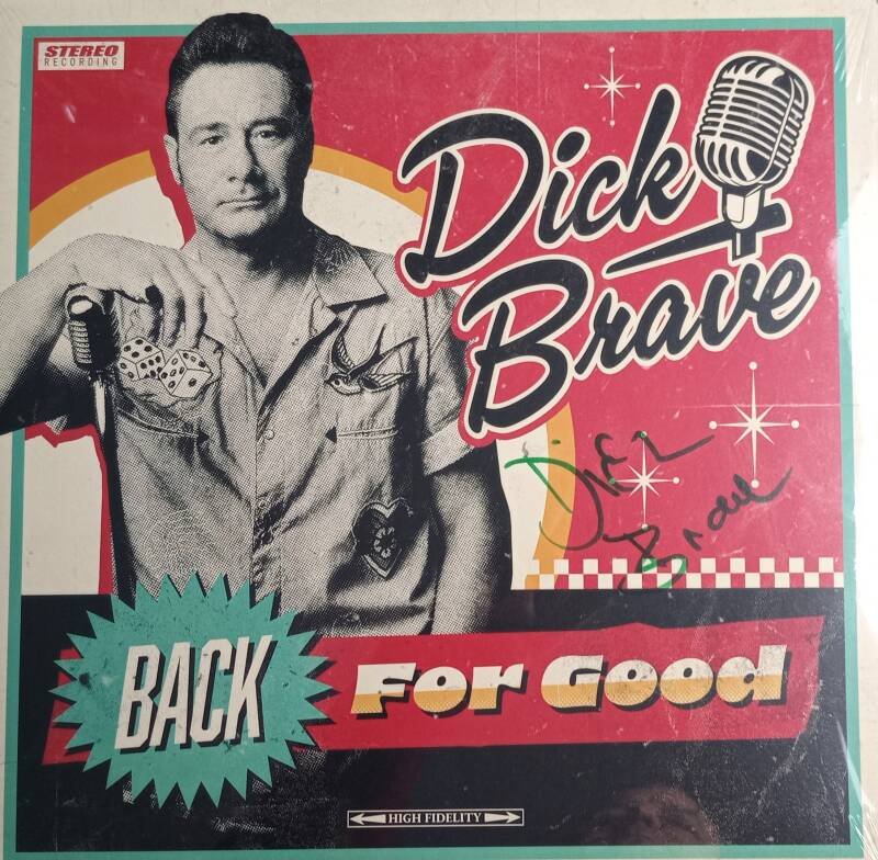 Dick Brave - Back For Good (Limited Edition) (Black Vinyl) (handsigniert)