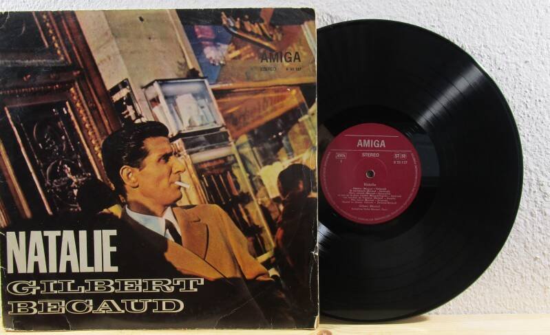 Gilbert Bécaud – Natalie Amiga 8 55 137 — 1971 VG+ / G+
