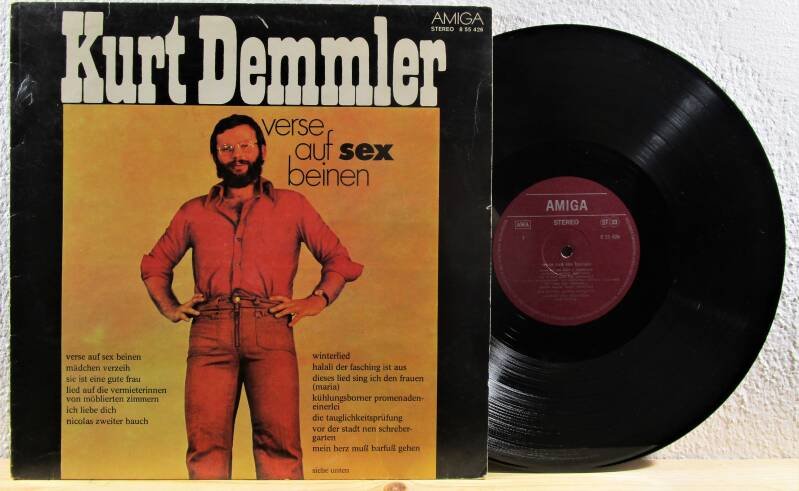 Kurt Demmler - Verse Auf Sex Beinen Amiga 8 55 426 Vinyl