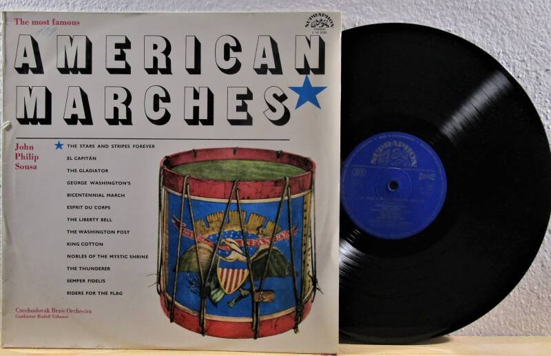 John Philip Sousa - The Most Famous American Marches Supraphon 1 14 0586 Vinyl