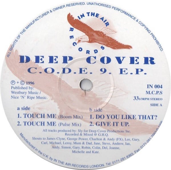 Deep Cover – C.O.D.E. 9. E.P.